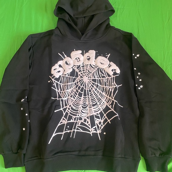Black Spider Web Hoodie
